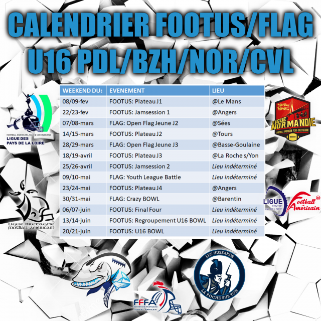 Calendrier-U16